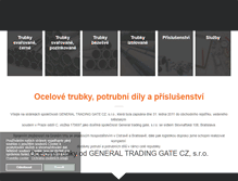 Tablet Screenshot of gtg-potrubi.cz